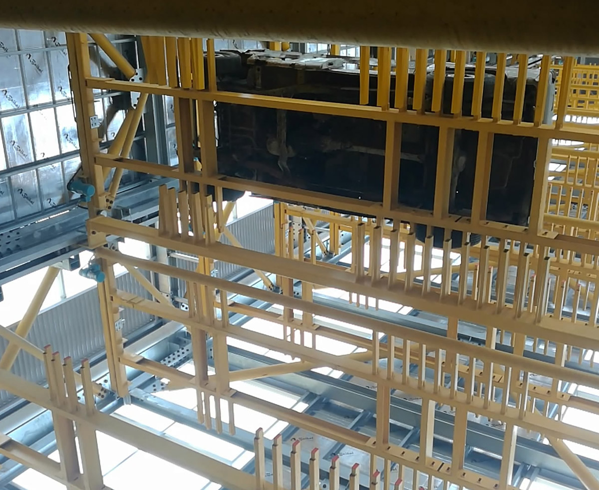 红原自动停车垂直升降立体停车库